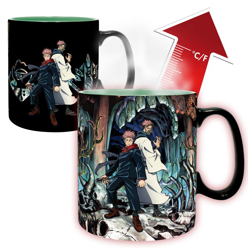 JUJUTSU KAISEN - Mug HeatChange- 460ml- Itadori & Sukuna -cardboard