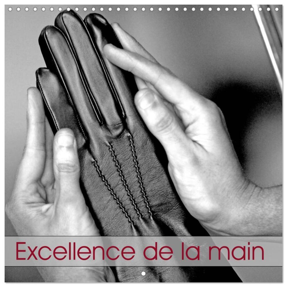 Excellence de la main (Calendrier mural carré 2025 30x30 cm) Calendrier double avec une page pour vo