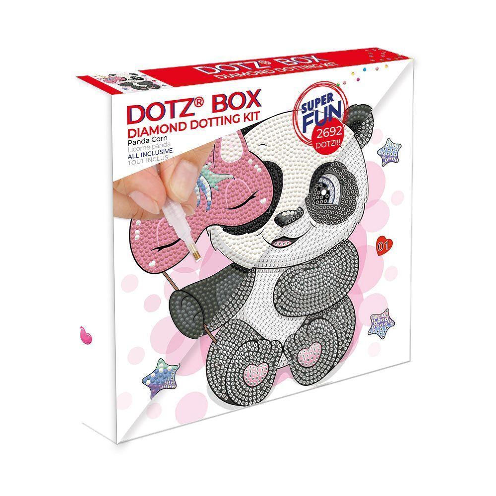 DIAMOND DOTZ - Diamond Painting Panda mit Maske