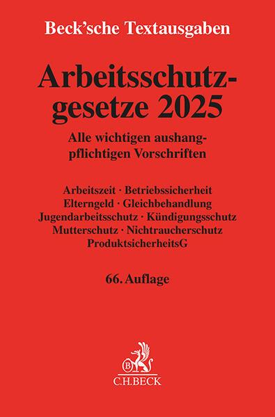 Arbeitsschutzgesetze 2025