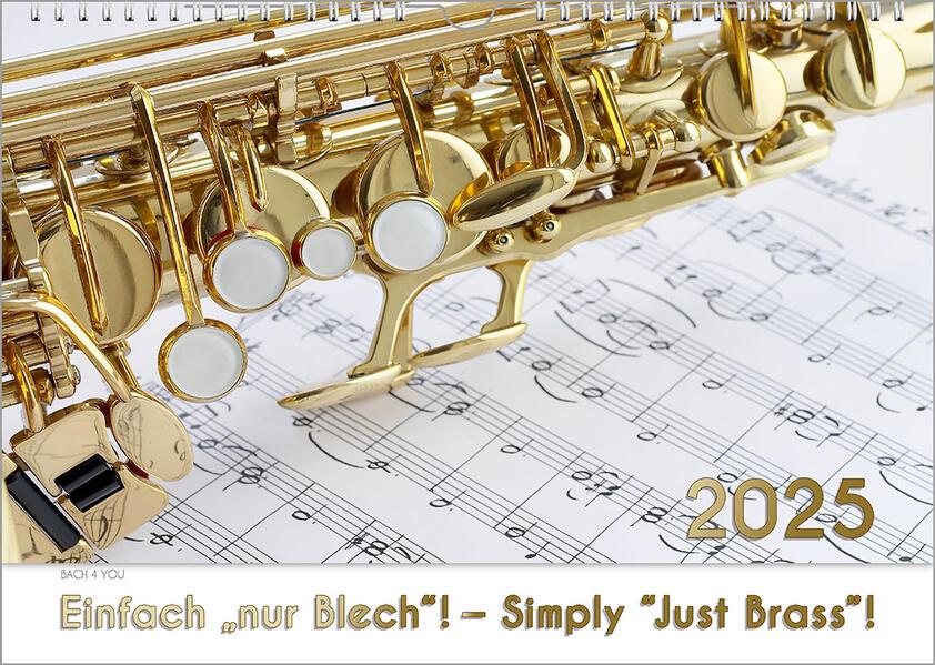 Blech-Instrumente - Musik-Kalender 2025, DIN A3