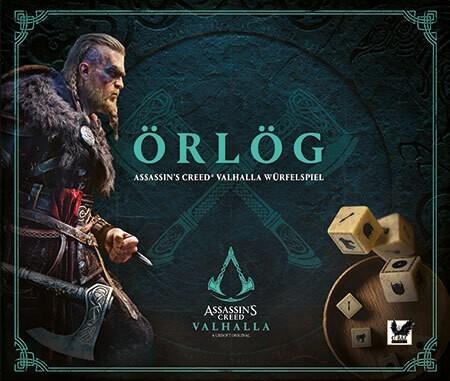 Corax Games 1028501 - Assassins Creed: Örlög Valhalla, Würfelspiel