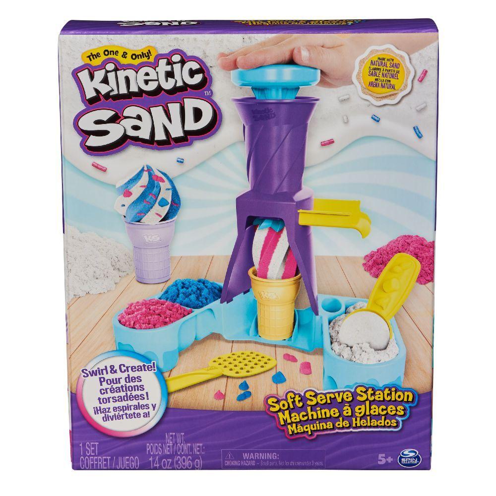 Spin Master - Kinetic Sand - Soft Serve Ice Cream Station (397g)