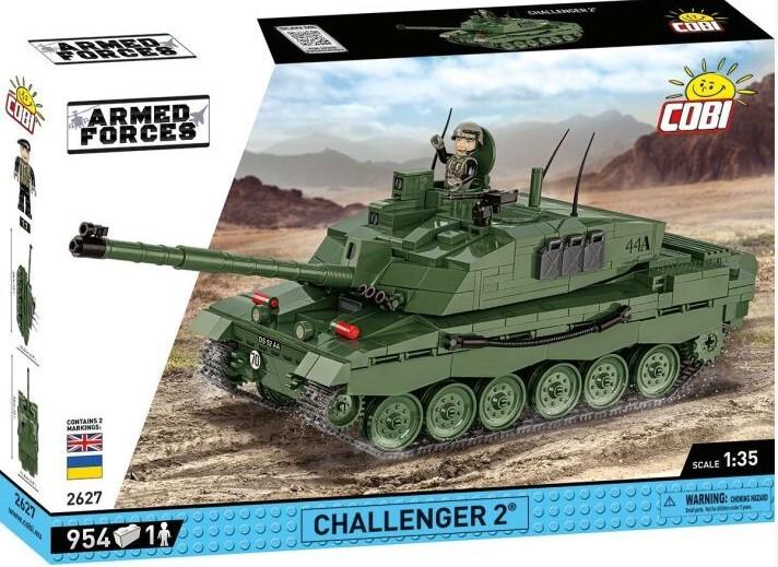 COBI Armed Forces 2627 - Challenger 2, Panzer, Bausatz 1:35, 954 Bauteile