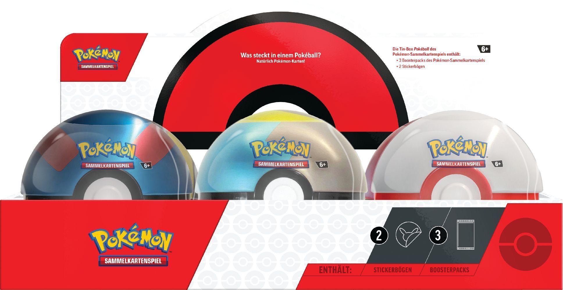 Pokémon (Sammelkartenspiel), PKM Pokeball Tin Herbst 2024 DE