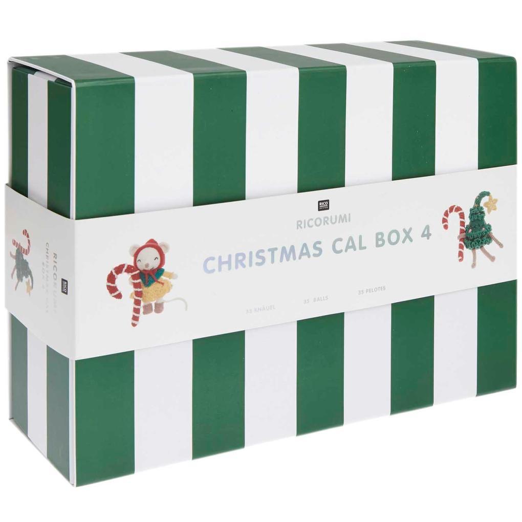 Ricorumi Christmas CAL Kit IV - Candy Canes, 29x Ricorumi, 3x Twinkly Twinkly, 2x Lamé, 1x Spray