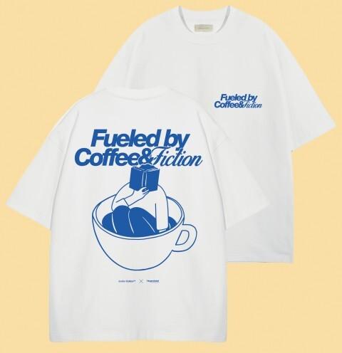 Coffee + Fiction T-Shirt, Größe S