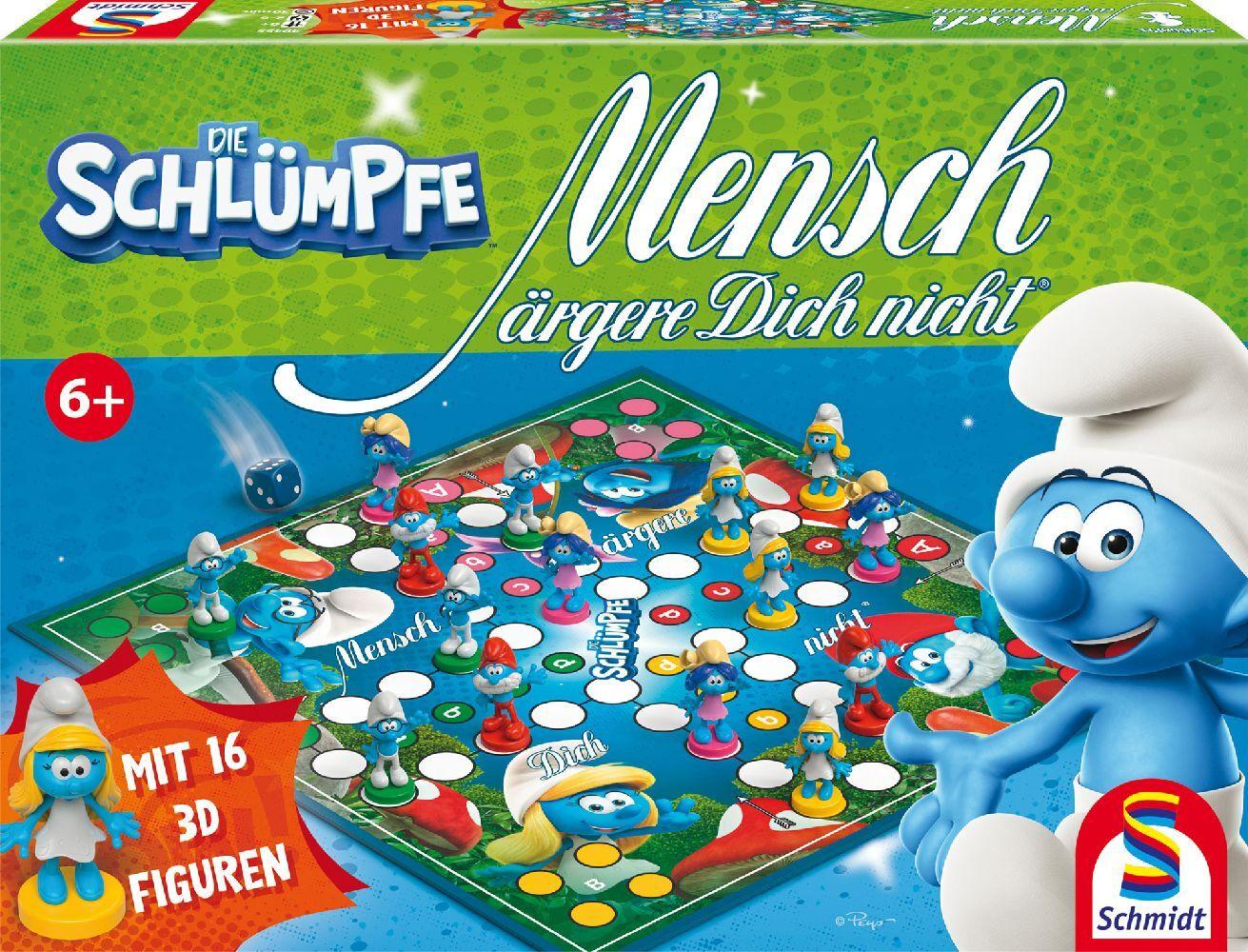 Schmidt Spiele 49455 - Mensch ärgere Dich nicht®, Die Schlümpfe