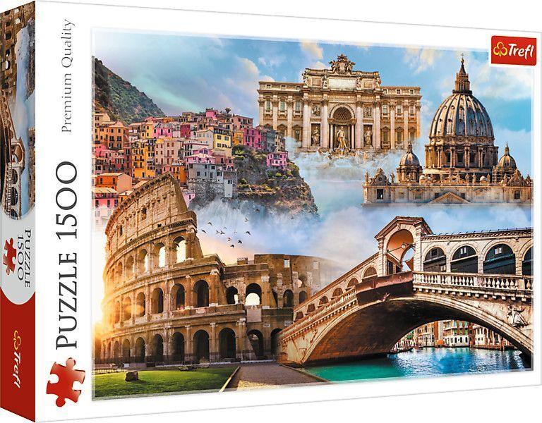 Puzzle 1500 - Besondere Plätze,Italien