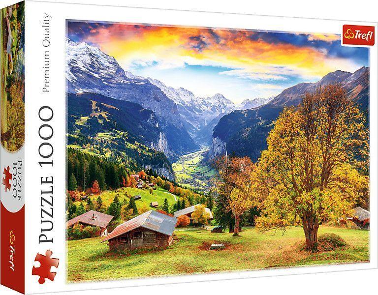 Puzzle 1000 Ein malerisches Alpendorf