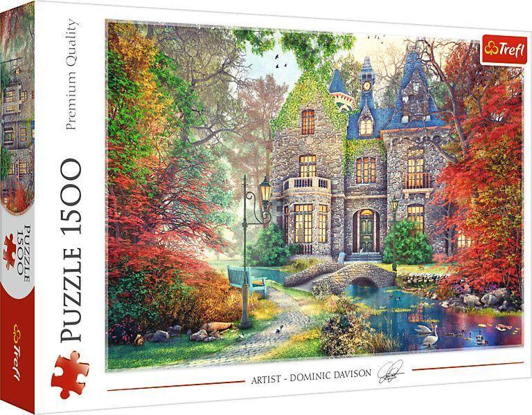 Puzzle 1500 - Herbstliches Herrenhaus