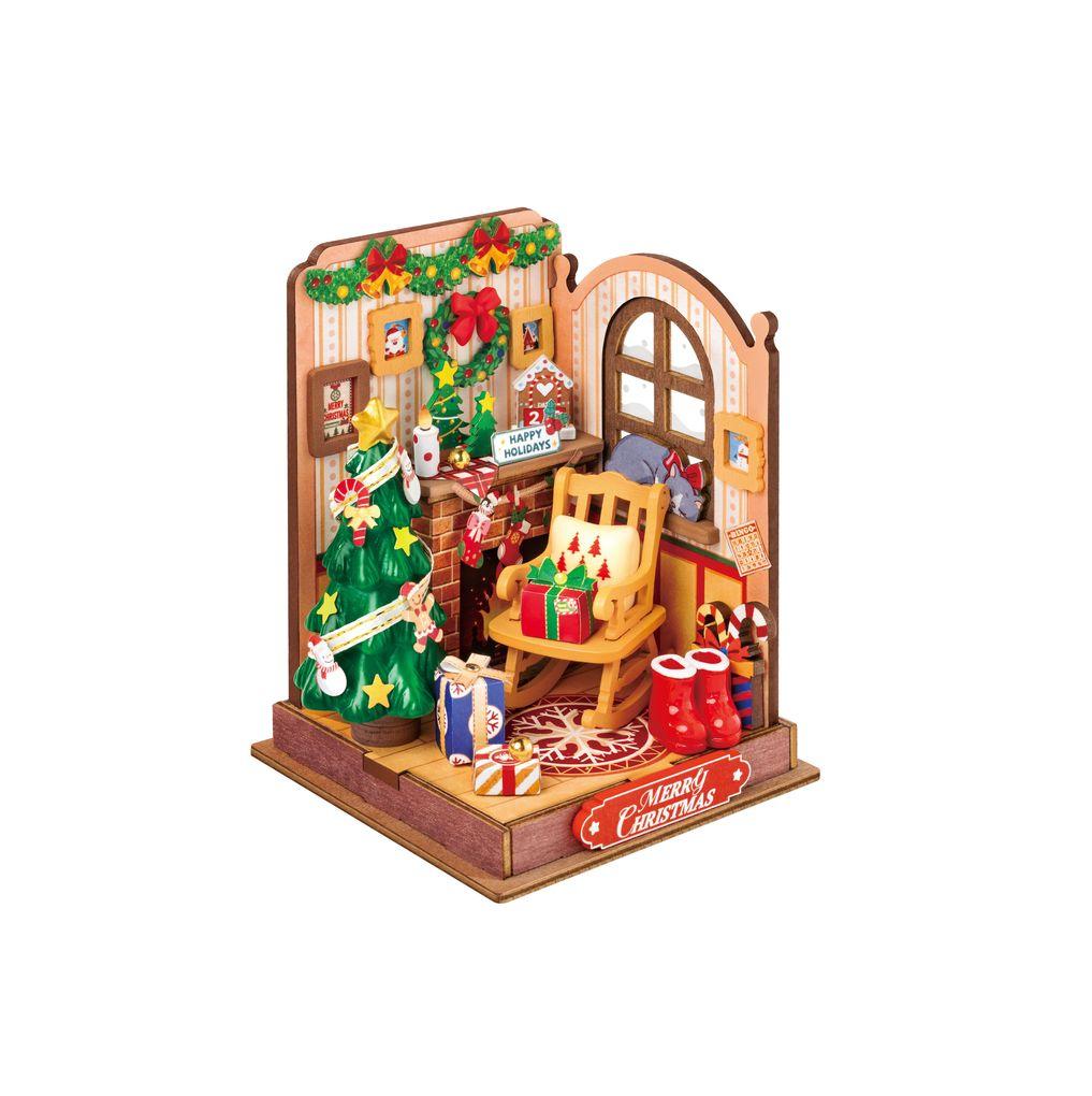 Booknook: Christmas Fireplace