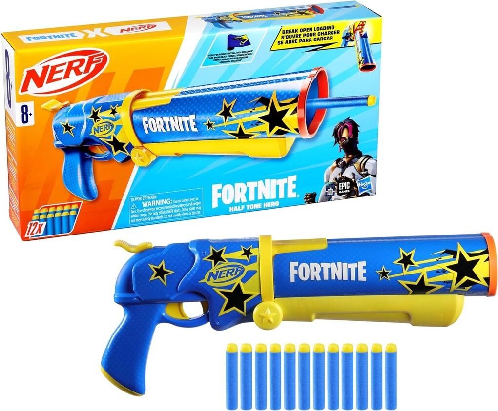 Hasbro F8947EU4 - Nerf Fortnite Half Tone Hero Dart Blaster