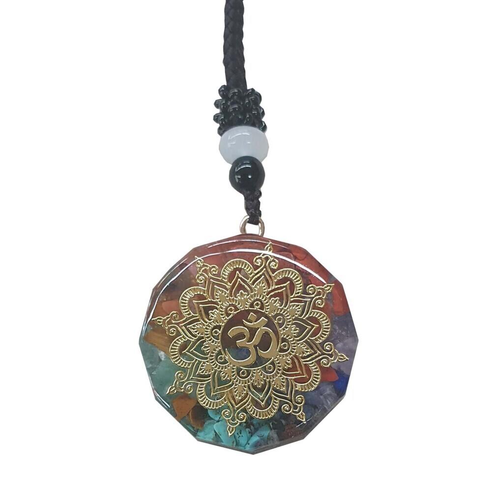 Halskette Orgone "Mandala Om"