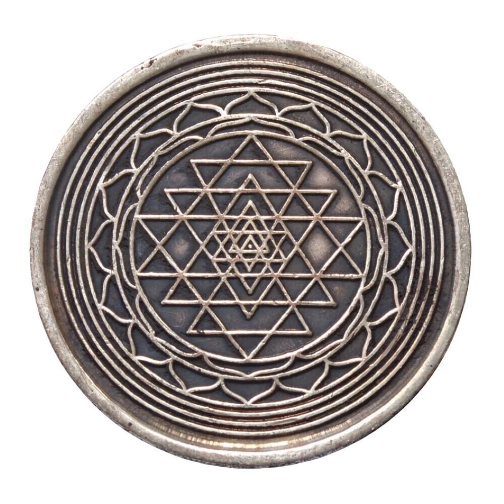 Glücksmünze "Shri Yantra"