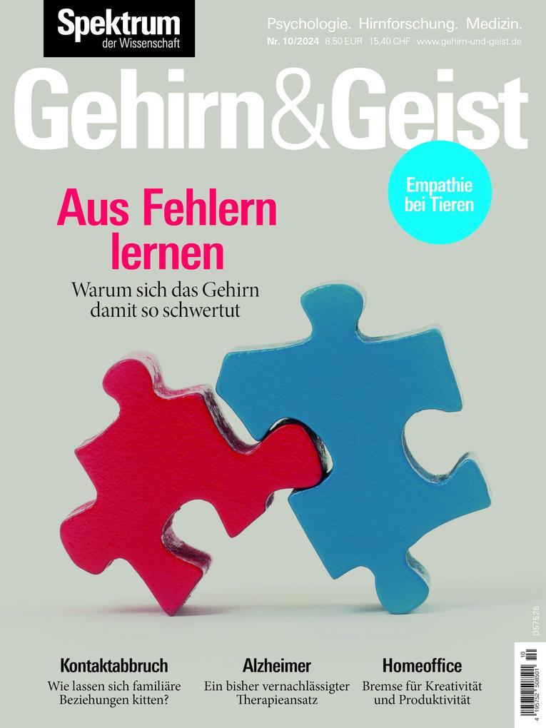 Gehirn&Geist 10/2024 Aus Fehlern lernen