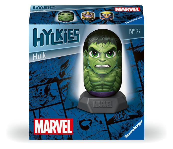 Ravensburger Hylkies: Die neue Sammelfigurenreihe zum selbst zusammenbauen. Figur #22 - Hulk - Für alle Marvel Fans - Aufbauen, Verlieben, Sammeln