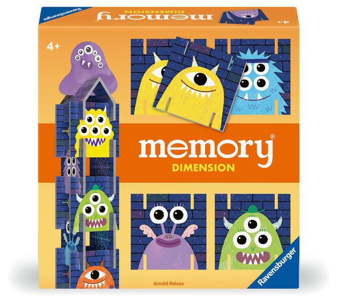 Ravensburger 22467 - memory® Dimension. Der Spieleklassiker memory® mit attraktivem Mehrwert. Für 2-4 spielbegeisterte memory® Fans ab 4 Jahren