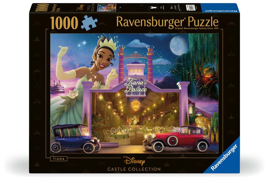 Ravensburger Puzzle 12001343 - Tiana - 1000 Teile Disney Castle Collection Puzzle für Erwachsene und Kinder ab 14 Jahren