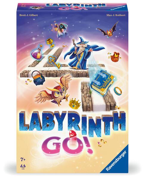 Ravensburger Familienspiel 24699 - Labyrinth Go! - Gesellschaftsspiel für 1 - 4 Personen, Brettspiel ab 7 Jahren