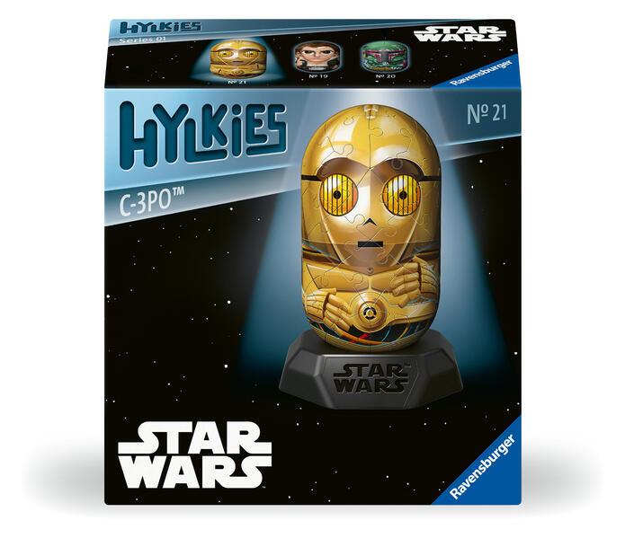 Ravensburger Hylkies: Die neue Sammelfigurenreihe zum selbst zusammenbauen. Figur #21 - C-3PO - Für alle Star Wars Fans - Aufbauen, Verlieben, Sammeln