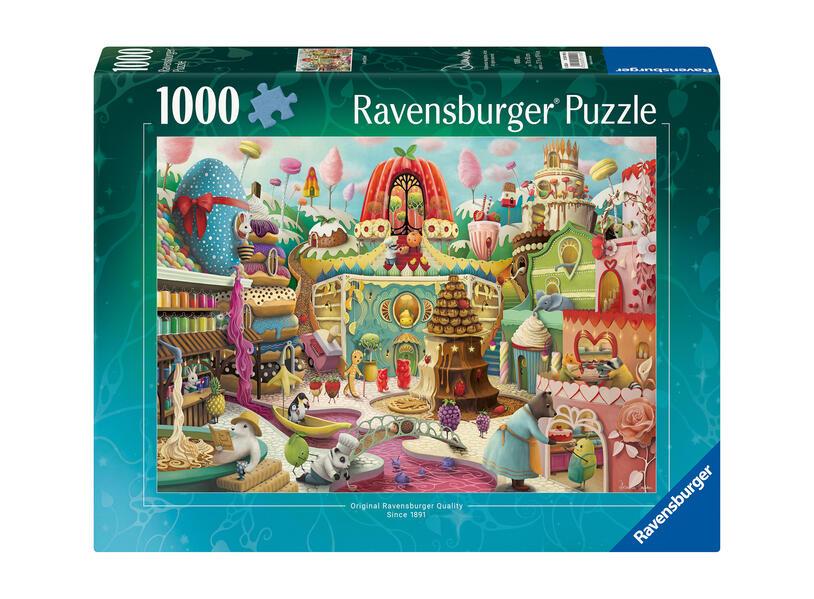 Ravensburger Puzzle 12001195 - Sweet Street - 1000 Teile Puzzle für Erwachsene und Kinder ab 14 Jahren