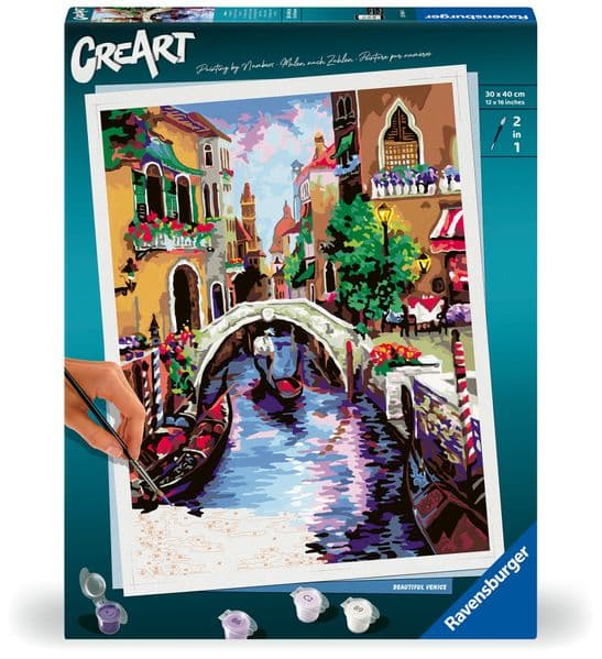 CreArt, Malen nach Zahlen Adults Premium - Zauberhaftes Venedig