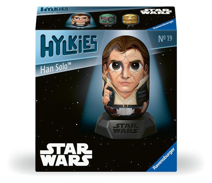 Ravensburger Hylkies: Die neue Sammelfigurenreihe zum selbst zusammenbauen. Figur #19 - Han Solo - Für alle Star Wars Fans - Aufbauen, Verlieben, Sammeln