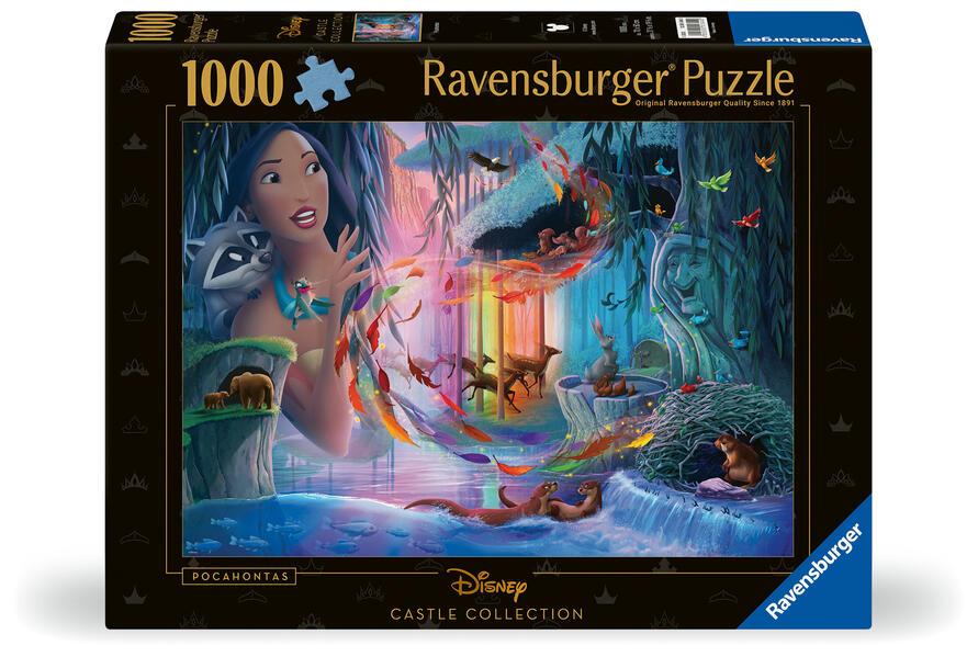 Ravensburger Puzzle 12001344 - Pocahontas- 1000 Teile Disney Castle Collection Puzzle für Erwachsene und Kinder ab 14 Jahren