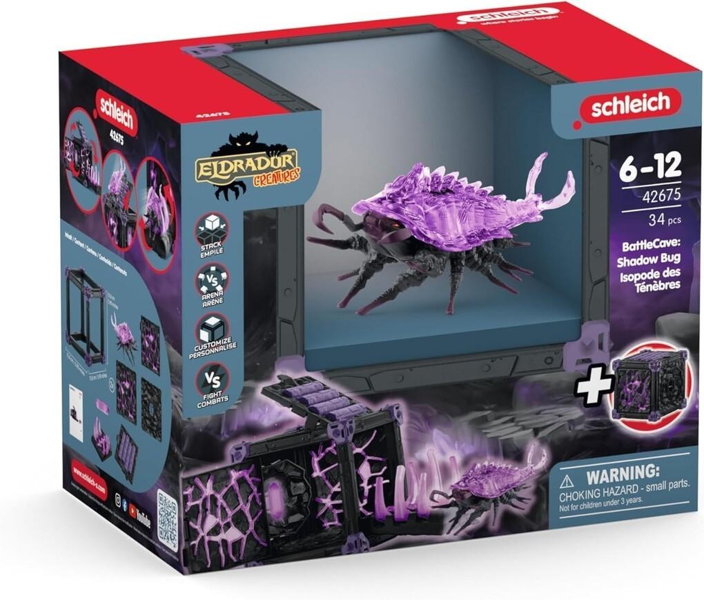 Schleich 42675 - Eldrador Creatures, BattleCave Schattenassel, Spielset