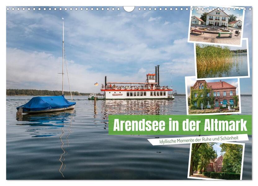 Arendsee in der Altmark (Wandkalender 2025 DIN A3 quer), CALVENDO Monatskalender