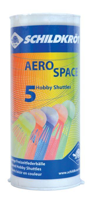 Talbot-Torro - SK Badminton Ball AERO SPACE, 5er Dose, farbig gemischt