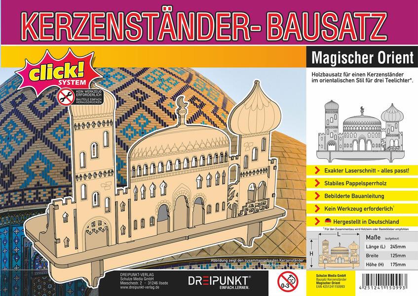 Magischer Orient Kerzenständer-Bausatz