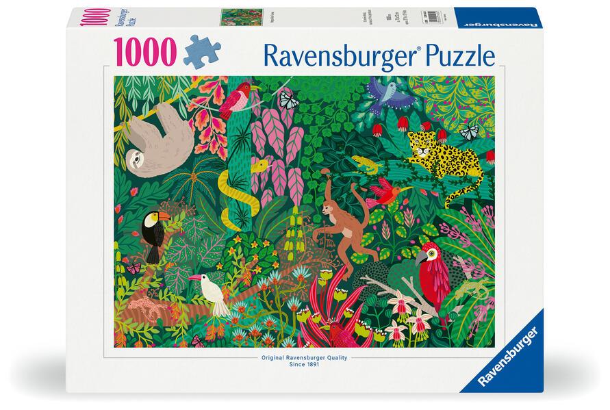 Ravensburger Puzzle 12001432 - Magical Rain Forrest - 1000 Teile Puzzle für Erwachsene und Kinder ab 14 Jahren in bewährter Ravensburger Qualität