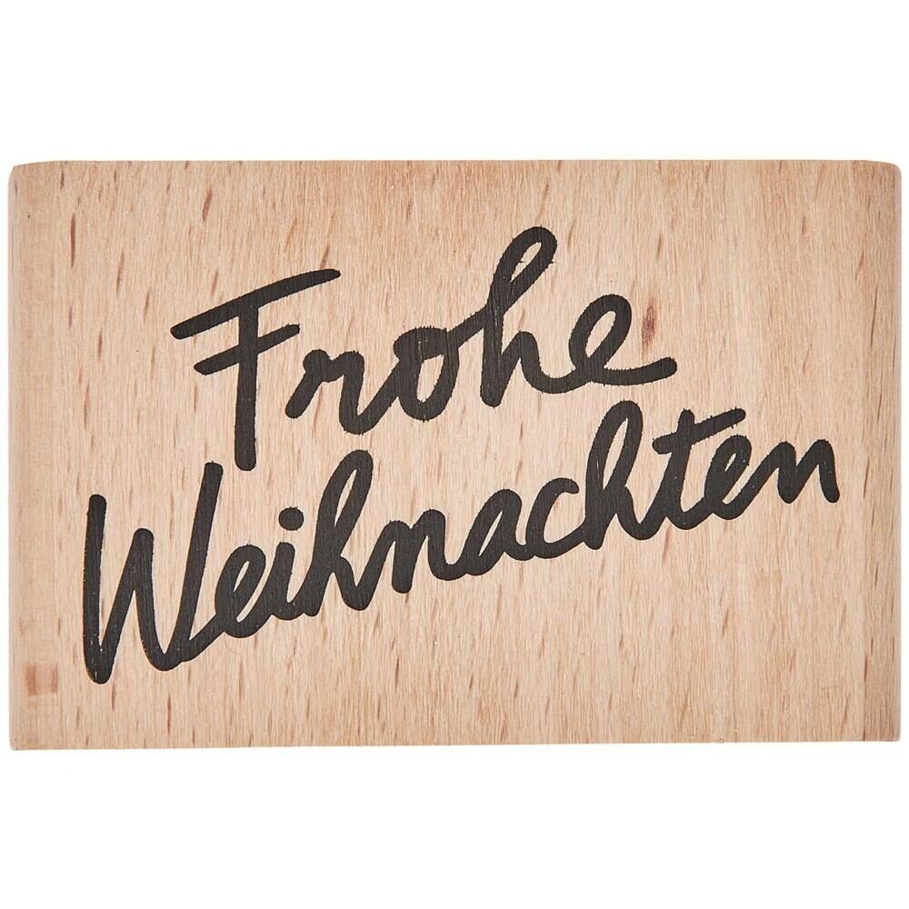 Stempel Frohe Weihnachten, FSC 100%