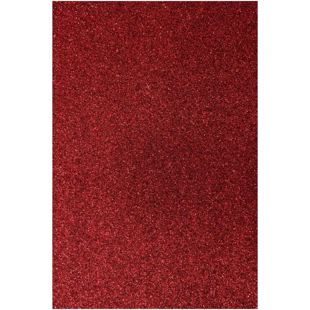 Glitterkarton Rot 50 x 70 cm, FSC MIX