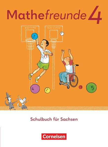 Mathefreunde 4. Schuljahr - Ausgabe Sachsen 2022 - Schulbuch mit Kartonbeilagen und "Das kann ich schon!"-Heft