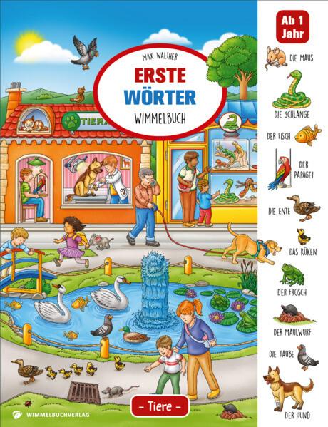 Erste Wörter Wimmelbuch Tiere