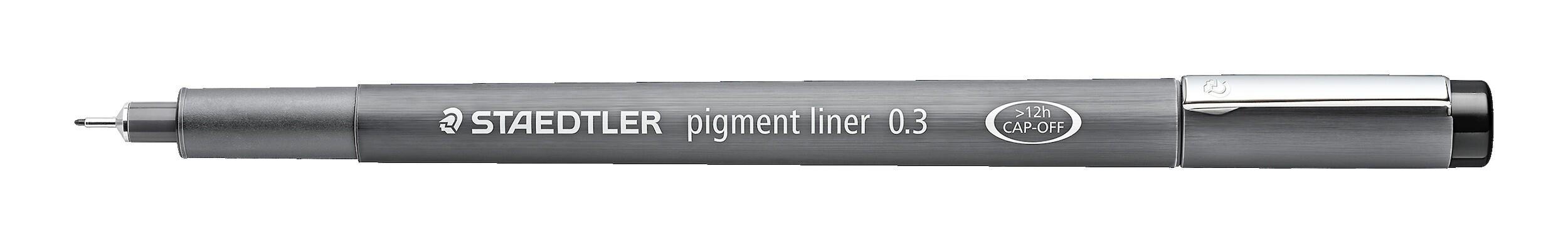 STAEDTLER Fineliner Lumocolor pigment liner 308 schwarz, 0,3 mm