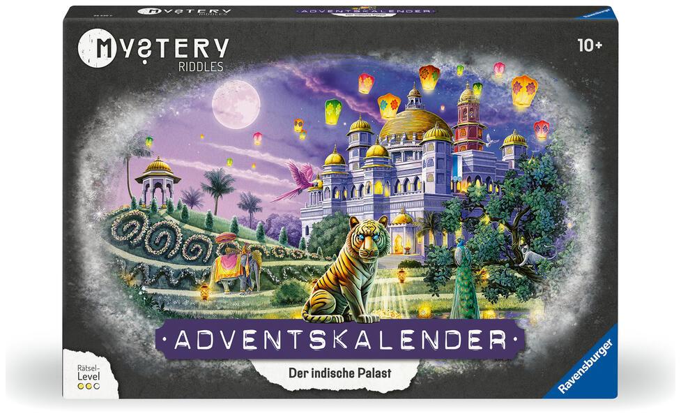 Ravensburger 25530 - Mystery Adventskalender - Der indische Palast - 24 Rätsel für EXIT-Begeisterte ab 10 Jahren