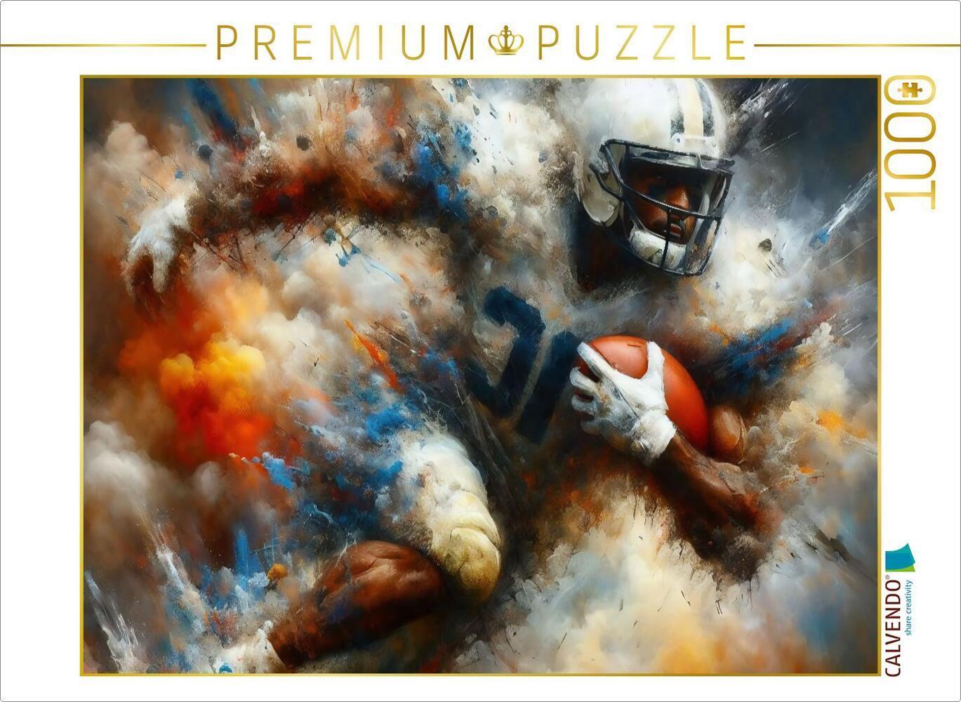 CALVENDO Puzzle Football | 1000 Teile Lege-Größe 64x48cm Foto-Puzzle für glückliche Stunden