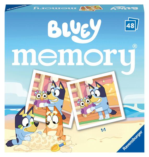 Ravensburger 20934 - mini memory® Bluey, Spieleklassiker für alle Fans der TV-Serie, Merkspiel für 2 - 6 Spieler ab 3 Jahren