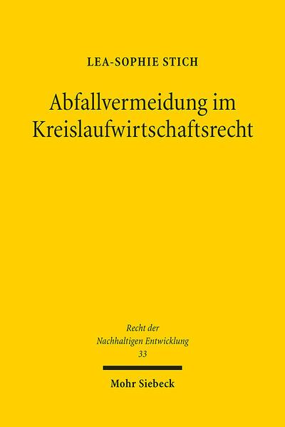 Abfallvermeidung im Kreislaufwirtschaftsrecht