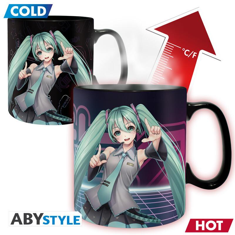 HATSUNE MIKU - Mug Heat Change - 460 ml - Hatsune Miku - cardboard