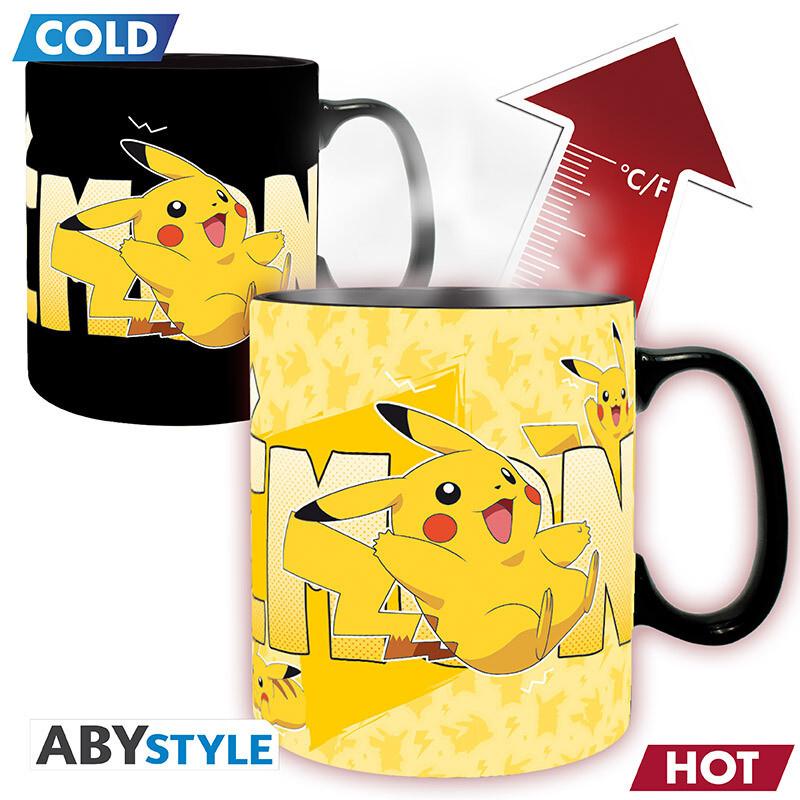 POKEMON - Mug Heat Change - 460 ml - Pikachu - cardboard box