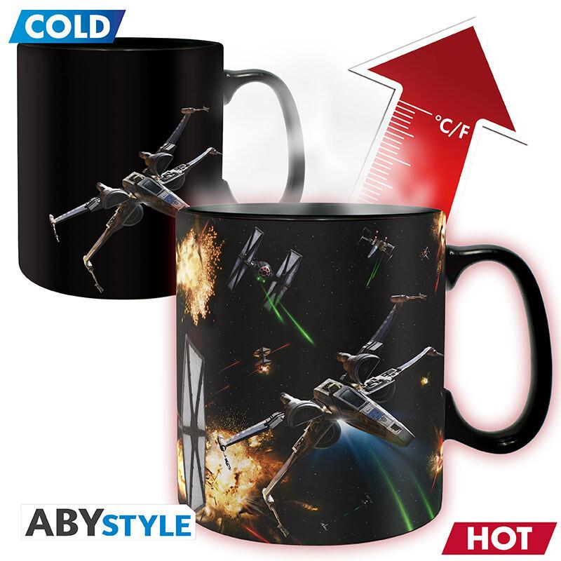 STAR WARS - Mug Heat Change- 460ml- Space Battle - cardboard