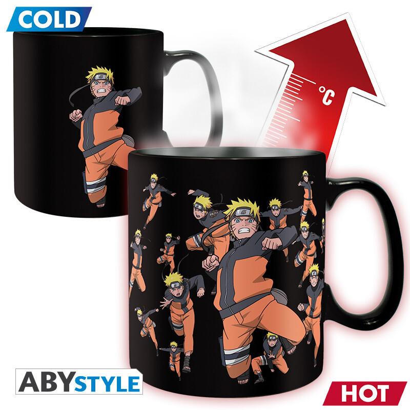 NARUTO SHIPPUDEN - Mug HeatChange - 460 ml - Multicloning-cardboard