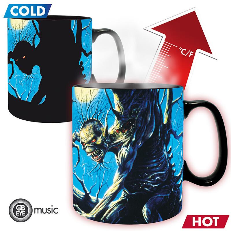 IRON MAIDEN - Mug Heat Change - 460 ml- Fear of the Dark - carton