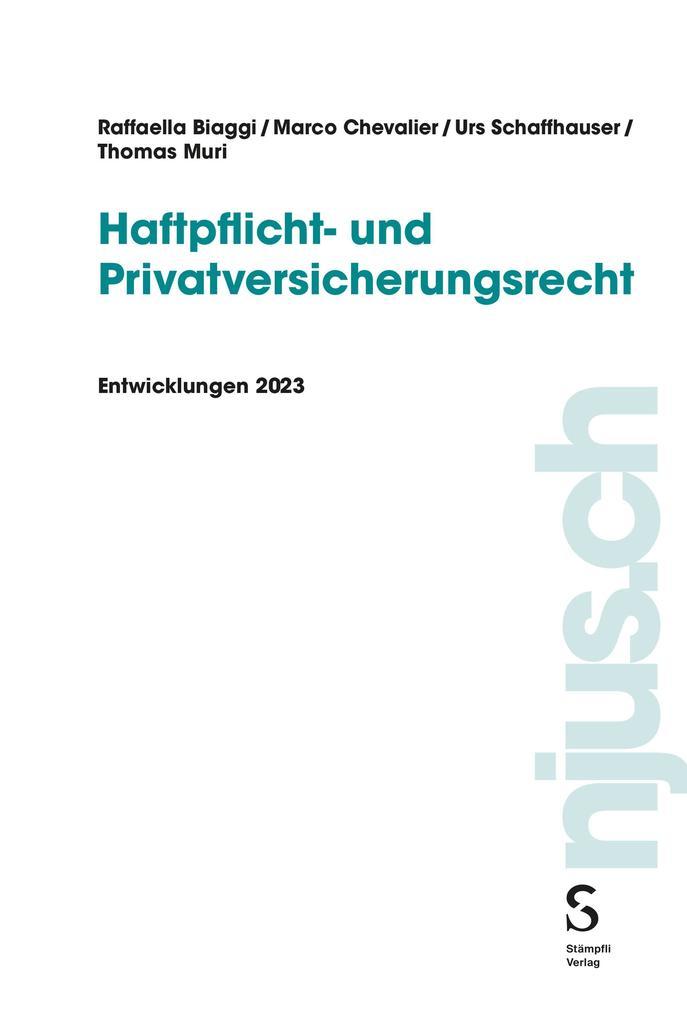 Haftpflicht- und Privatversicherungsrecht