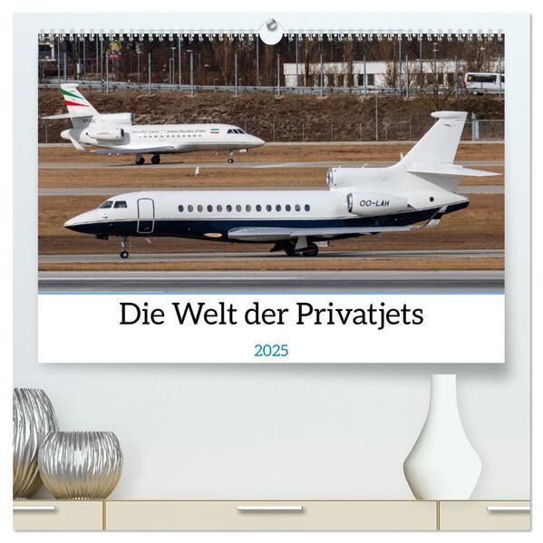 Die Welt der Privatjets (hochwertiger Premium Wandkalender 2025 DIN A2 quer), Kunstdruck in Hochglan